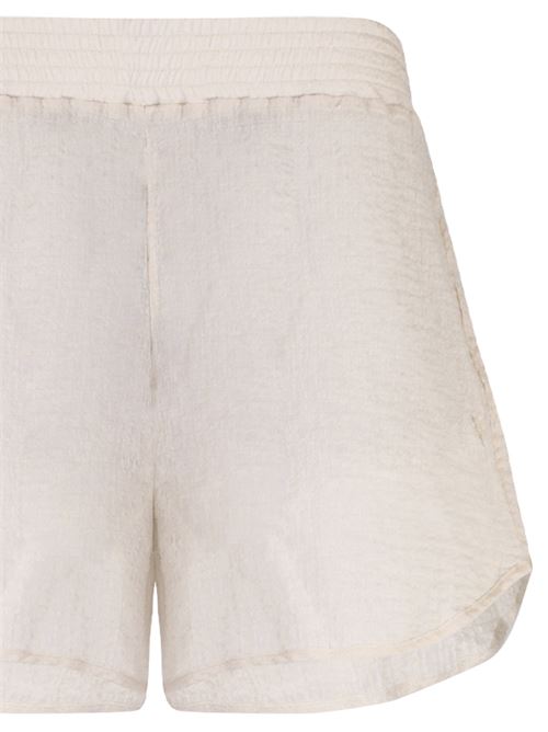 Kloe woman shorts Amotea | KLOECOTTON GAUZEECRU